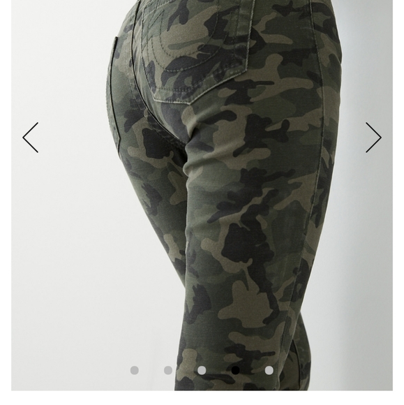 True religion halle camo jeans size 26 - Picture 2 of 6